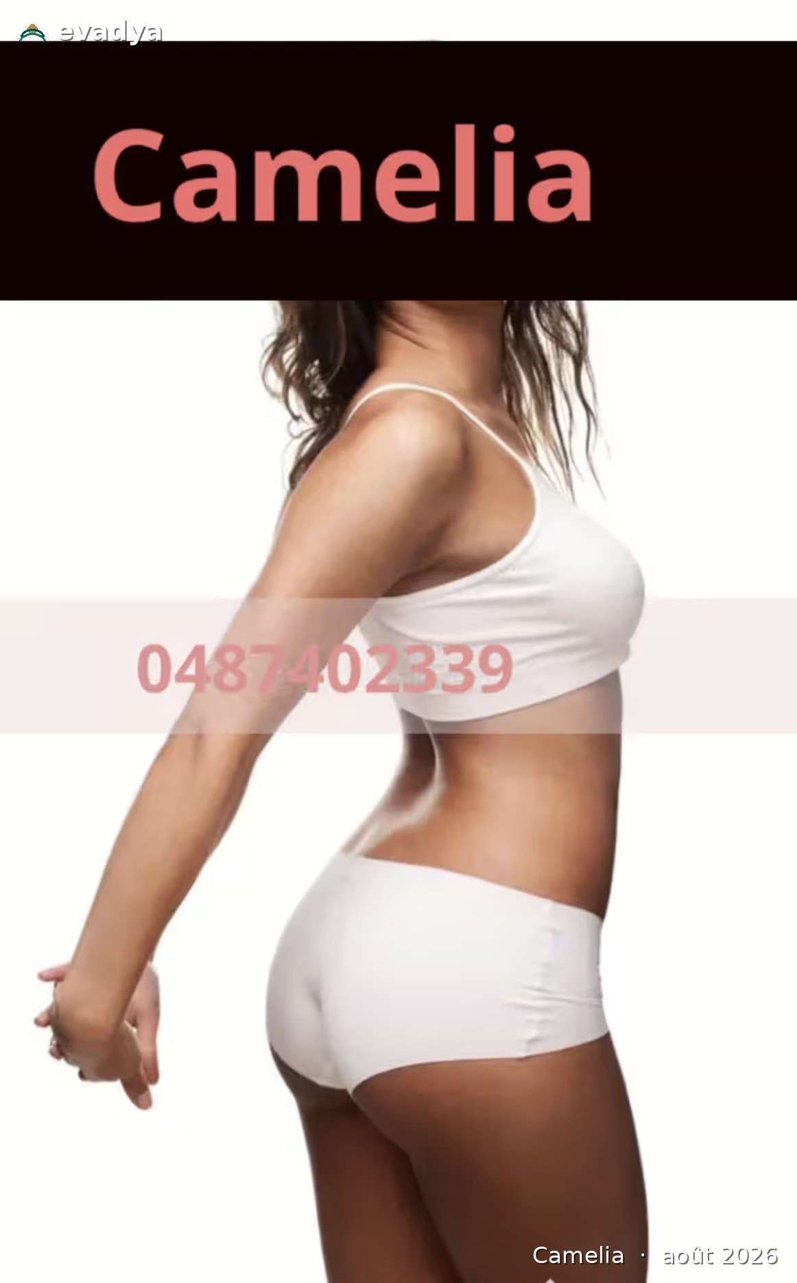 Camelia, masseuse à Bruxelles